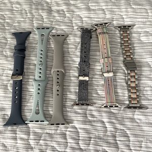 Lot of 6 Apple Watch Bands